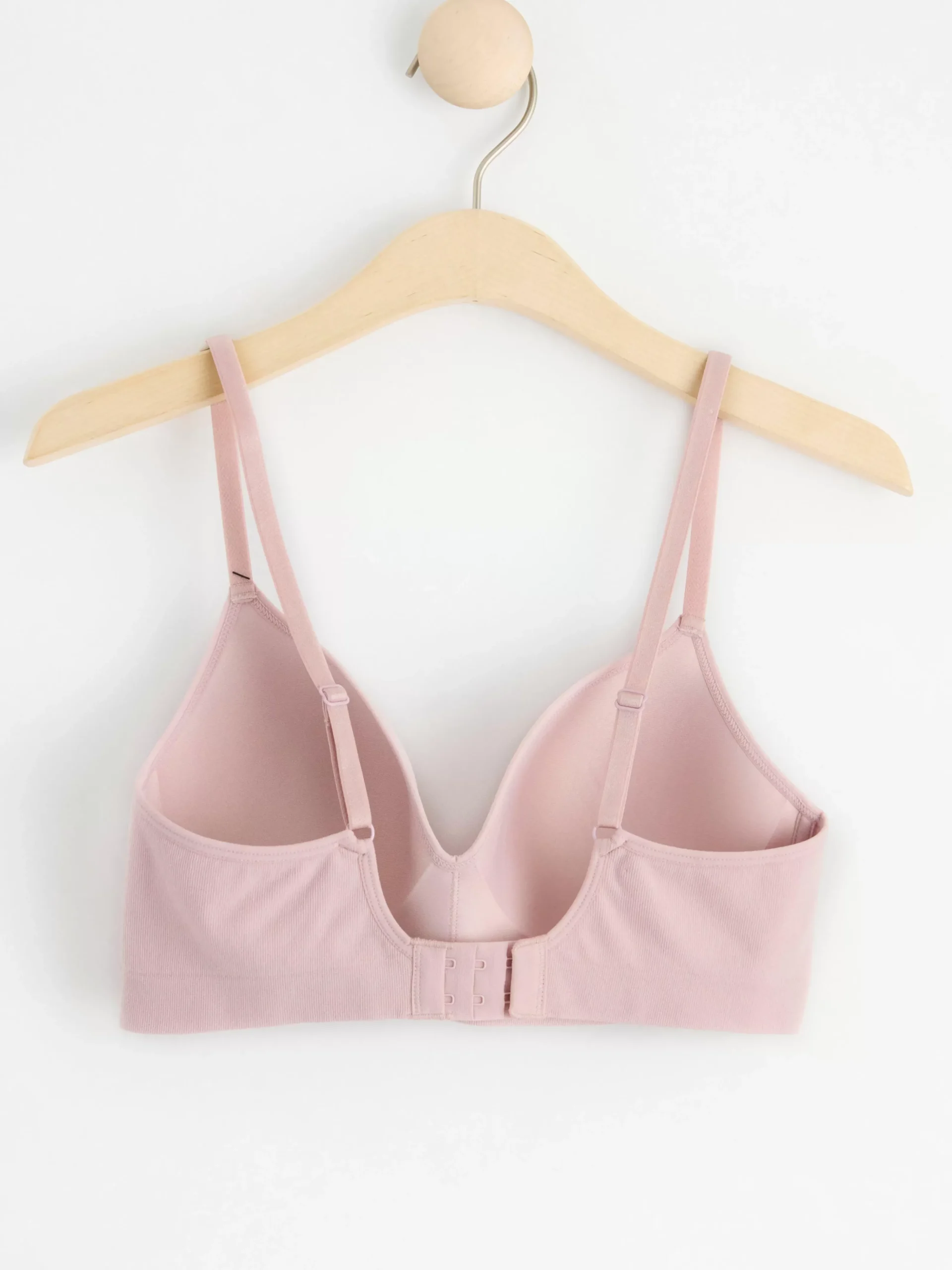 Bh>Lindex Flora Seamless Bygellos Bh Light Dusty Pink