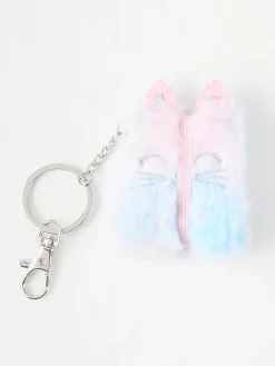 Accessoarer>Lindex Fluffig Kattanteckningsbok Nyckelring Light Pink