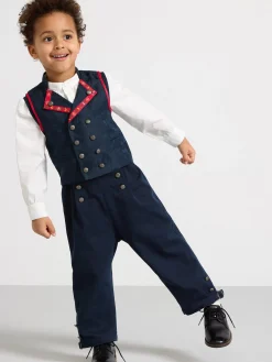 Toppar & T-Shirts>Lindex Folkdrakt Med Vast Och Byxor Dark Navy