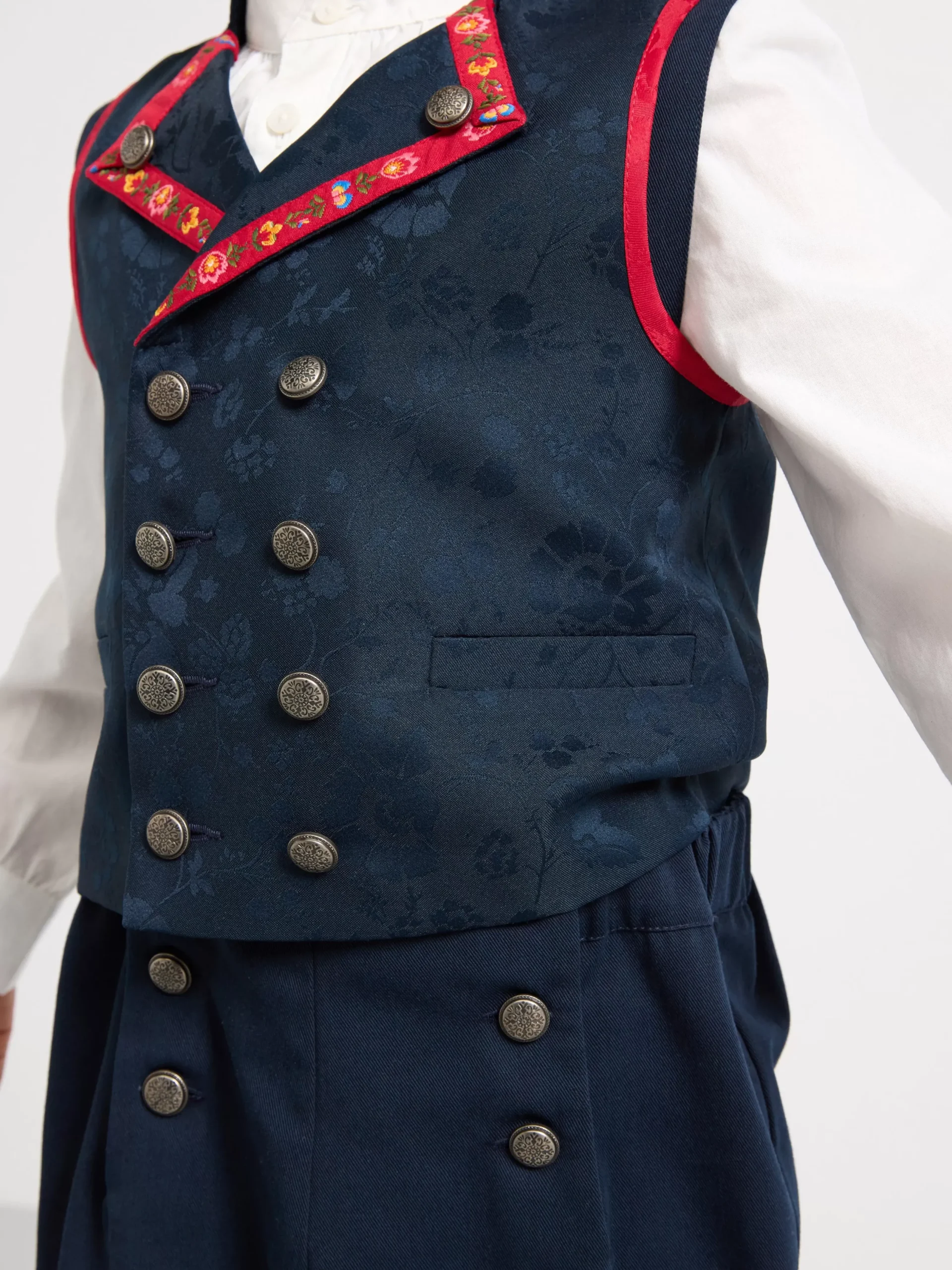 Toppar & T-Shirts>Lindex Folkdrakt Med Vast Och Byxor Dark Navy