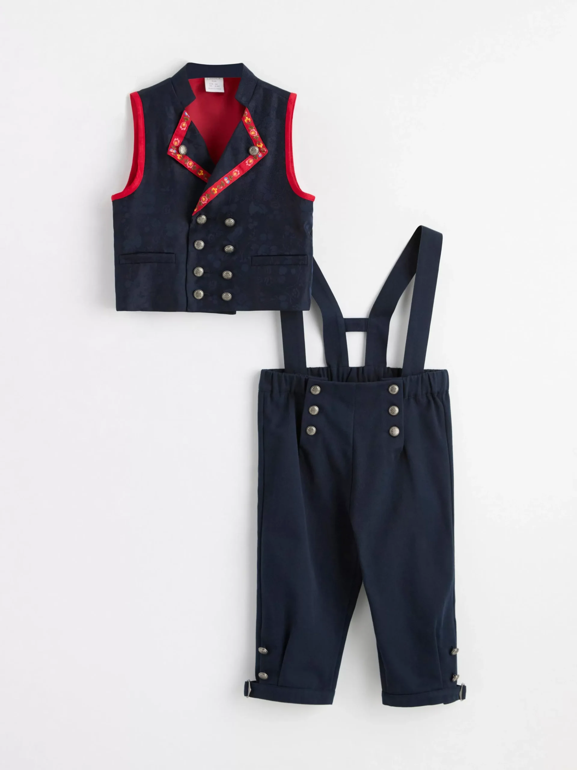 Toppar & T-Shirts>Lindex Folkdrakt Med Vast Och Byxor Dark Navy