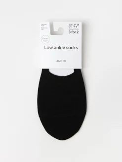 Strumpor>Lindex Footies I Merinoullblandning Black