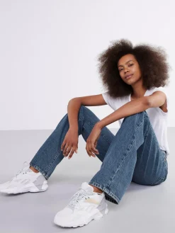 Jeans>Lindex Franka High Waist Jeans Med Extra Langa Ben Denim Blue
