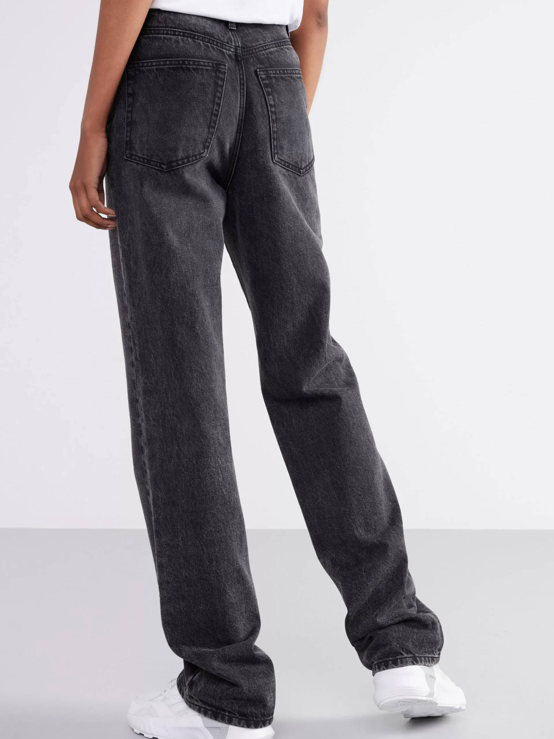Jeans>Lindex Franka High Waist Jeans Med Extra Langa Ben Black