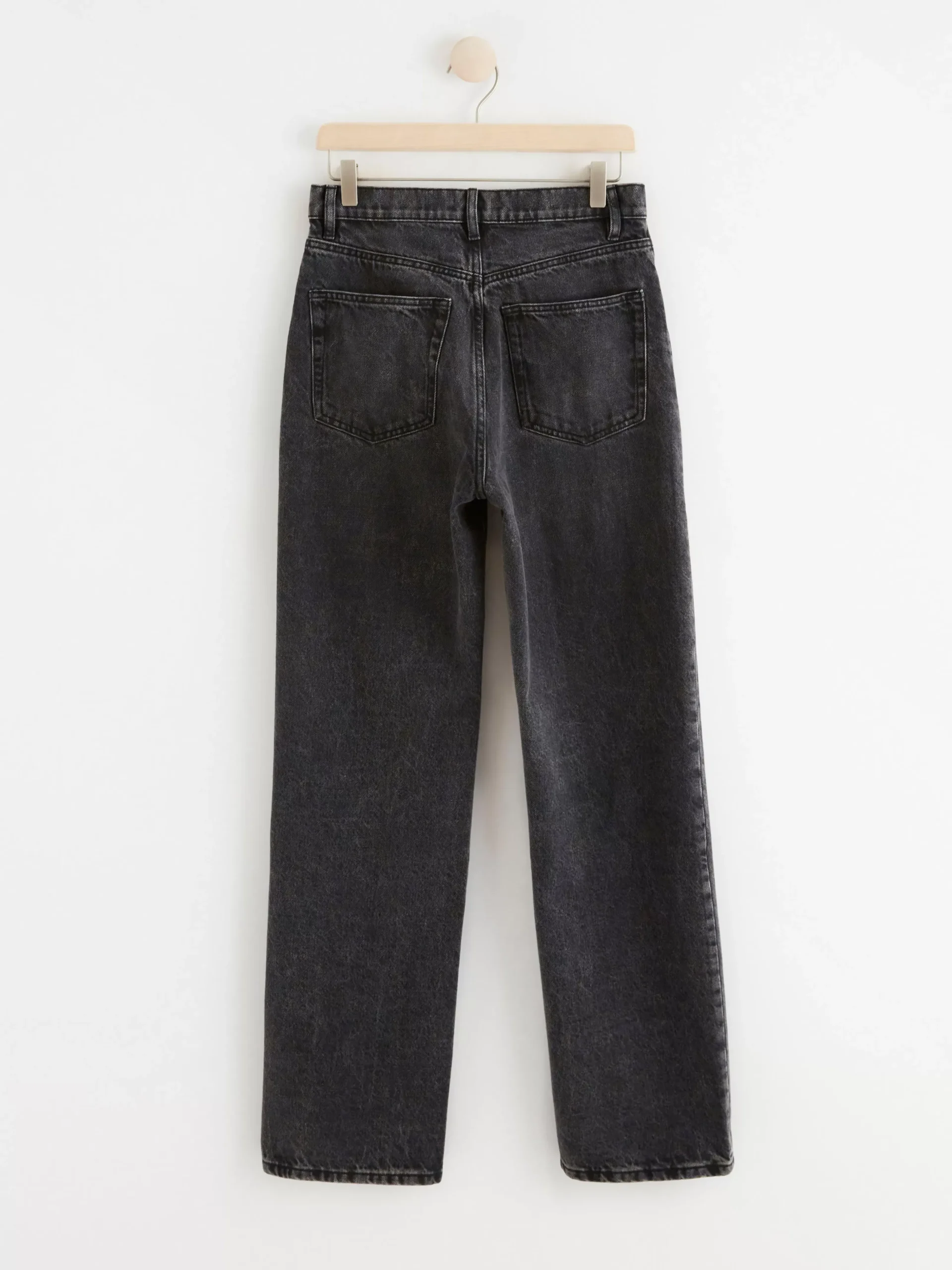 Jeans>Lindex Franka High Waist Jeans Med Extra Langa Ben Black