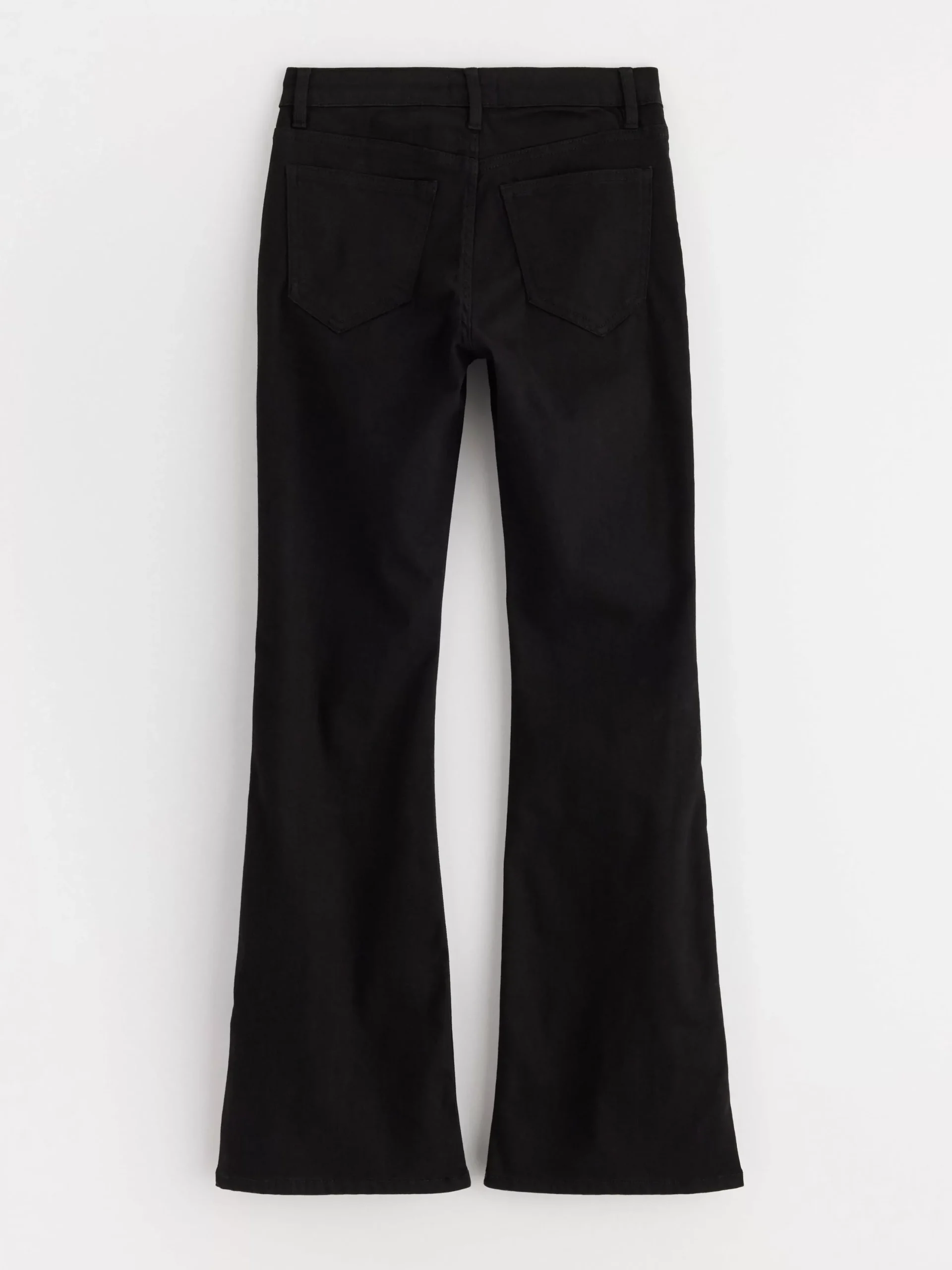 Jeans>Lindex Freja Jeans Med Utsvangt Ben, Superstretch Och Normalhog Midja Black