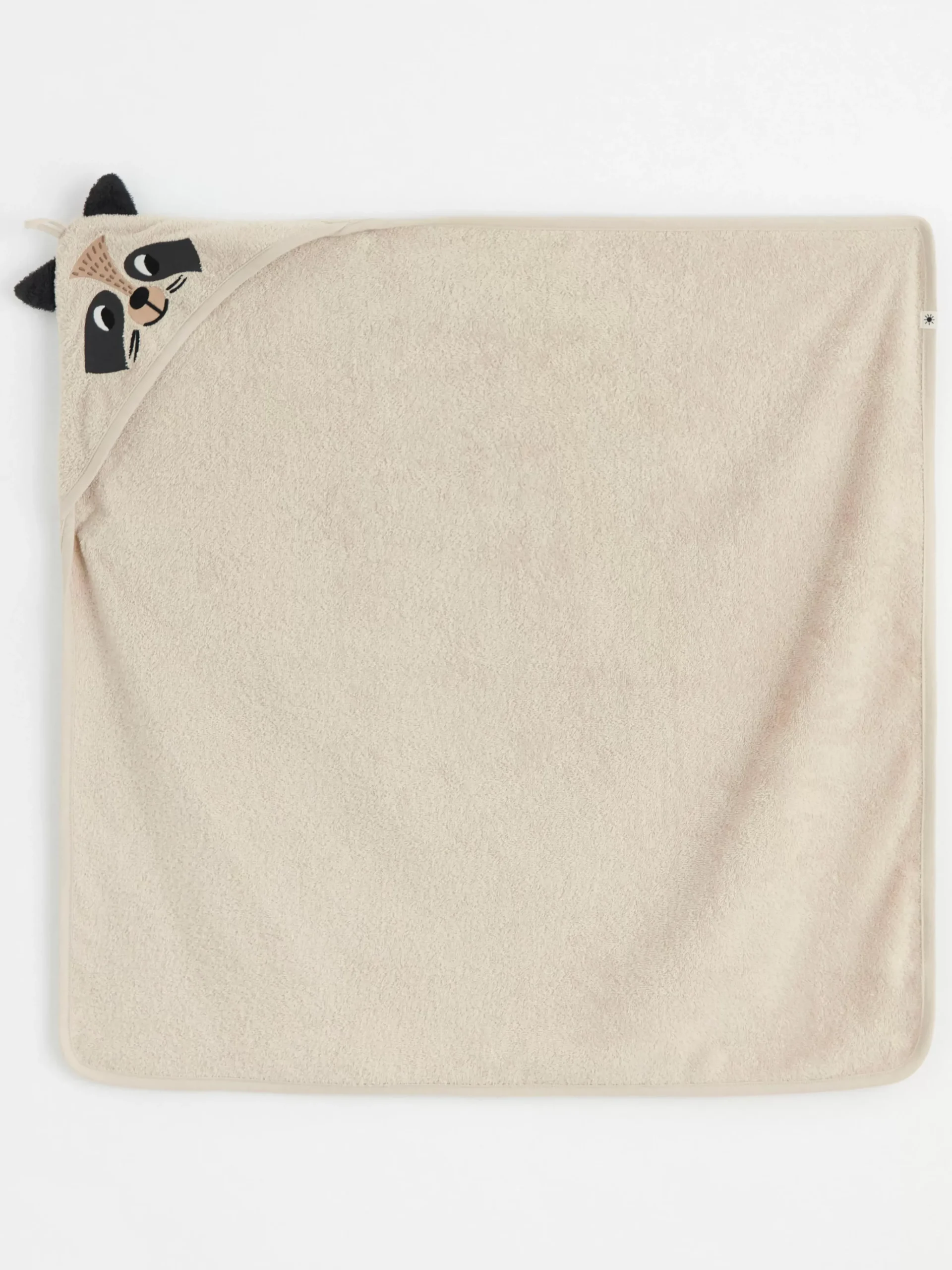 Nyfodd>Lindex Frottebadhandduk Med Tvattbjornshuva Light Beige