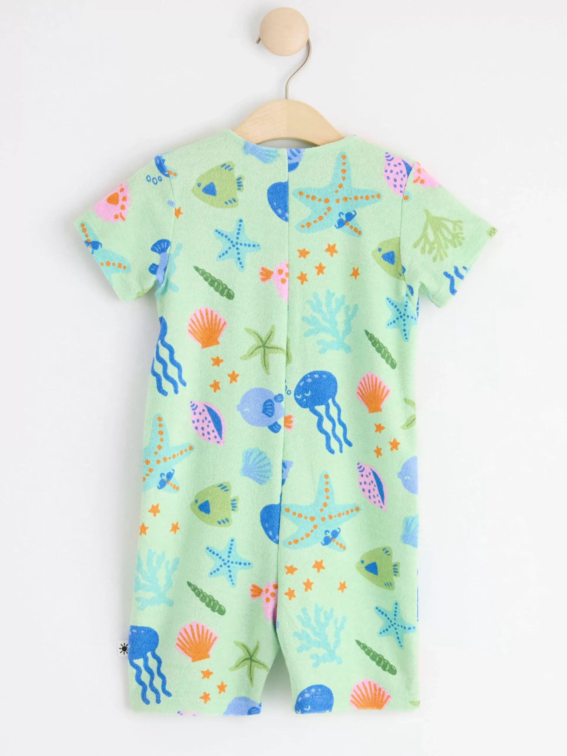 Jumpsuits & Onesies>Lindex Frotteromper Med Havsdjur Light Green