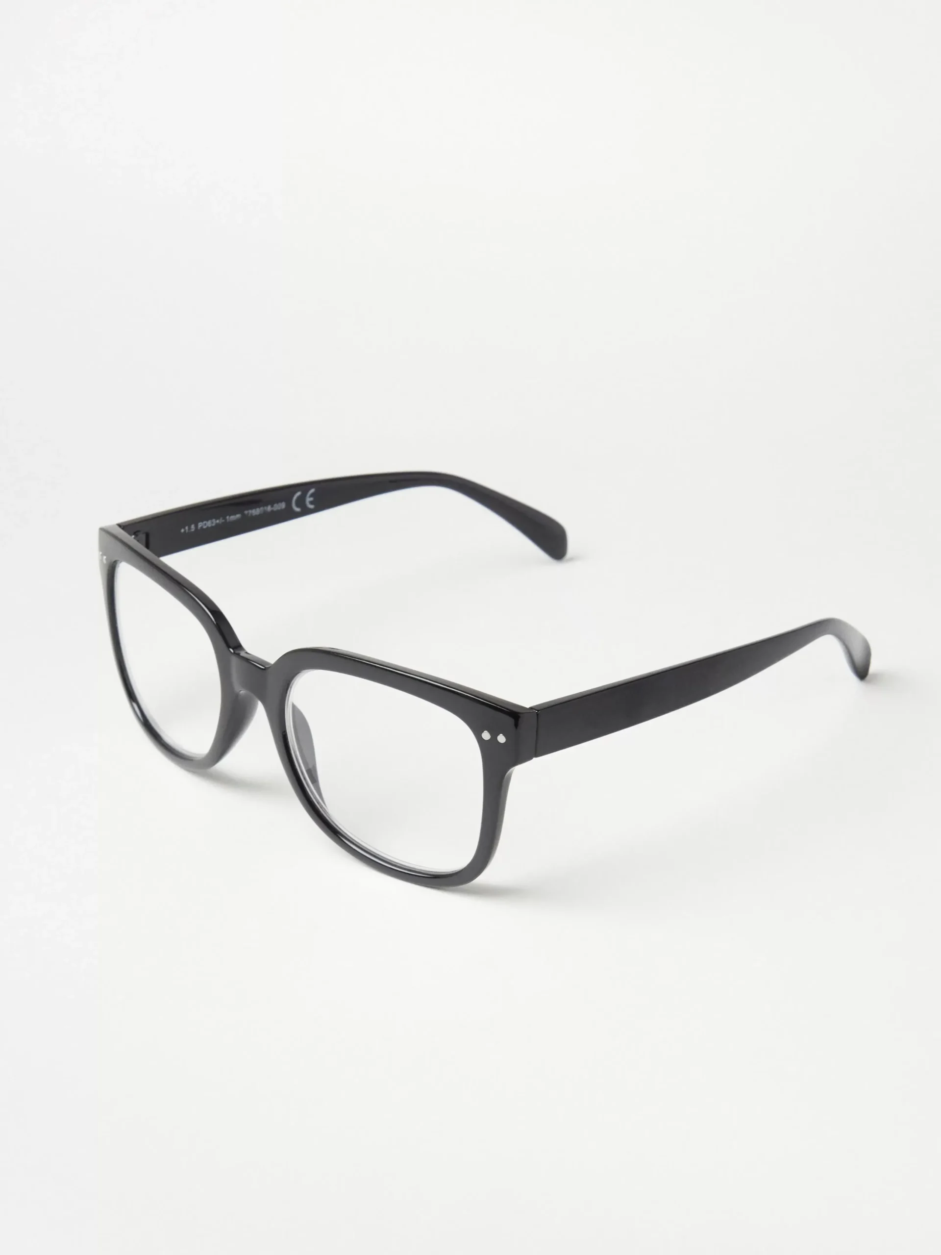 Accessoarer>Lindex Fyrkantiga Lasglasogon Black