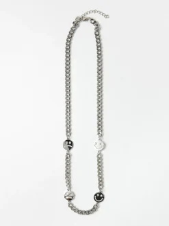 Accessoarer>Lindex Halsband Med Glada Figurer Silver