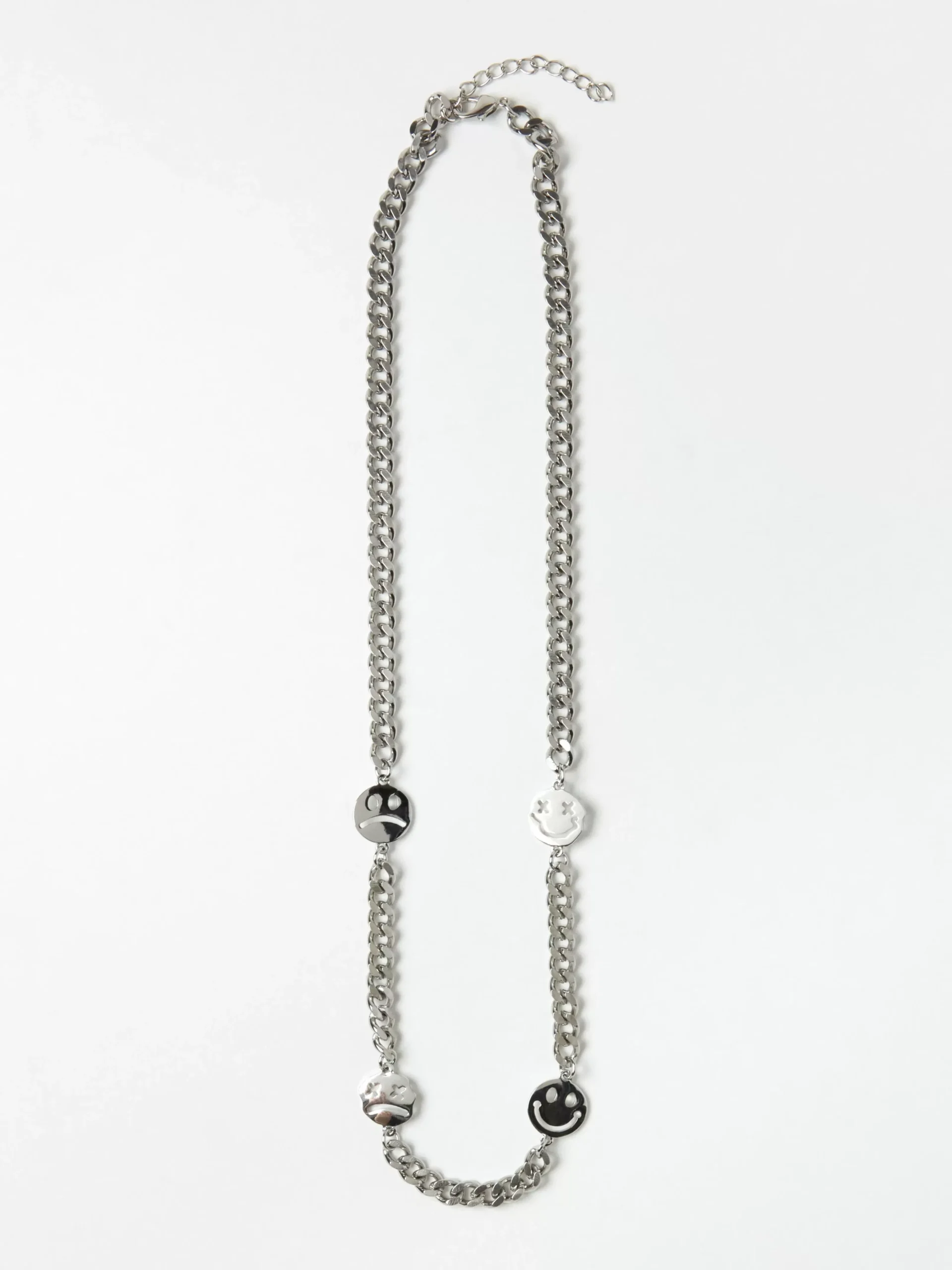 Accessoarer>Lindex Halsband Med Glada Figurer Silver