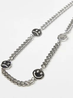 Accessoarer>Lindex Halsband Med Glada Figurer Silver