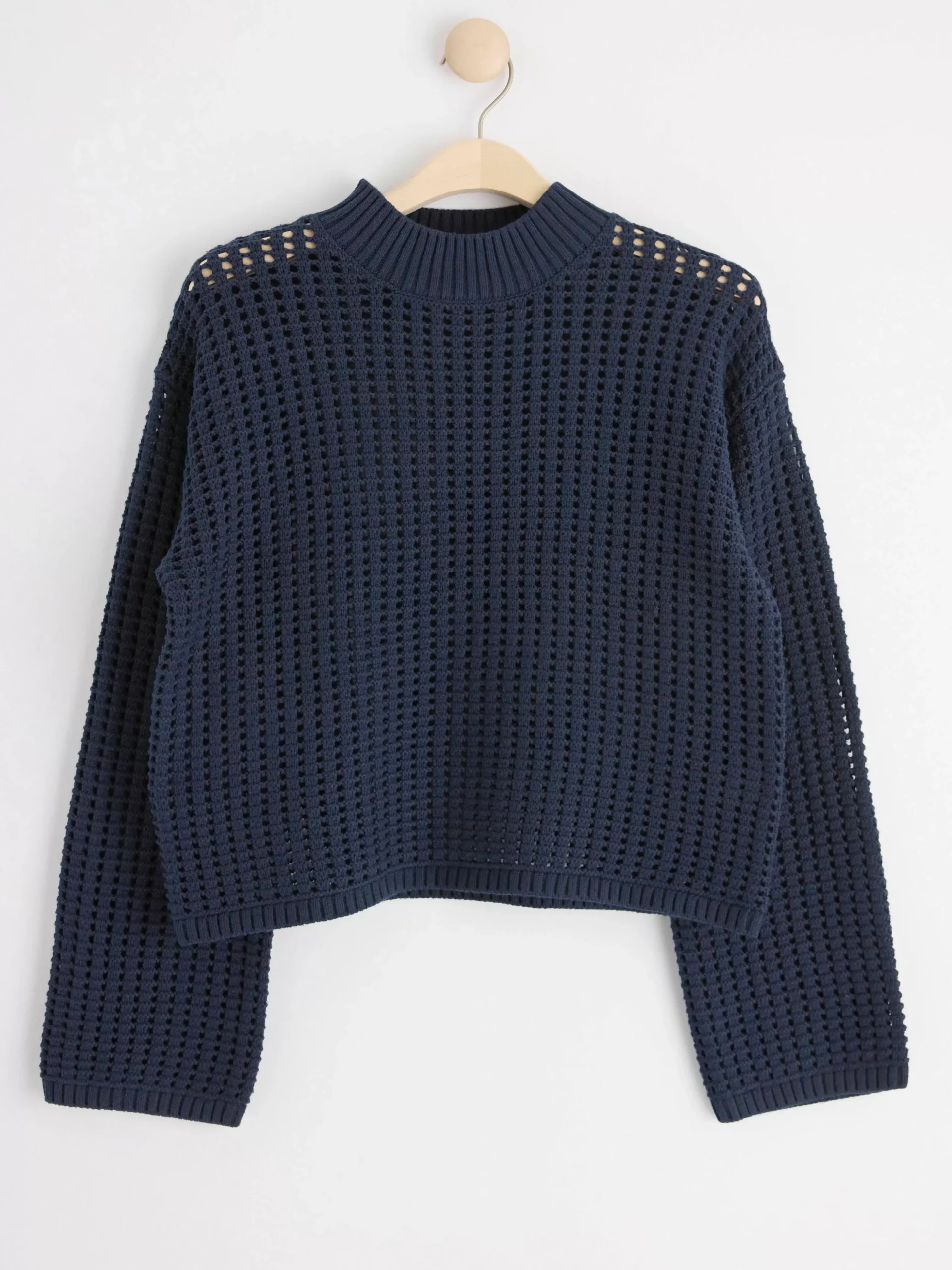 Tröjor & Cardigans>Lindex Halstickad Troja Navy