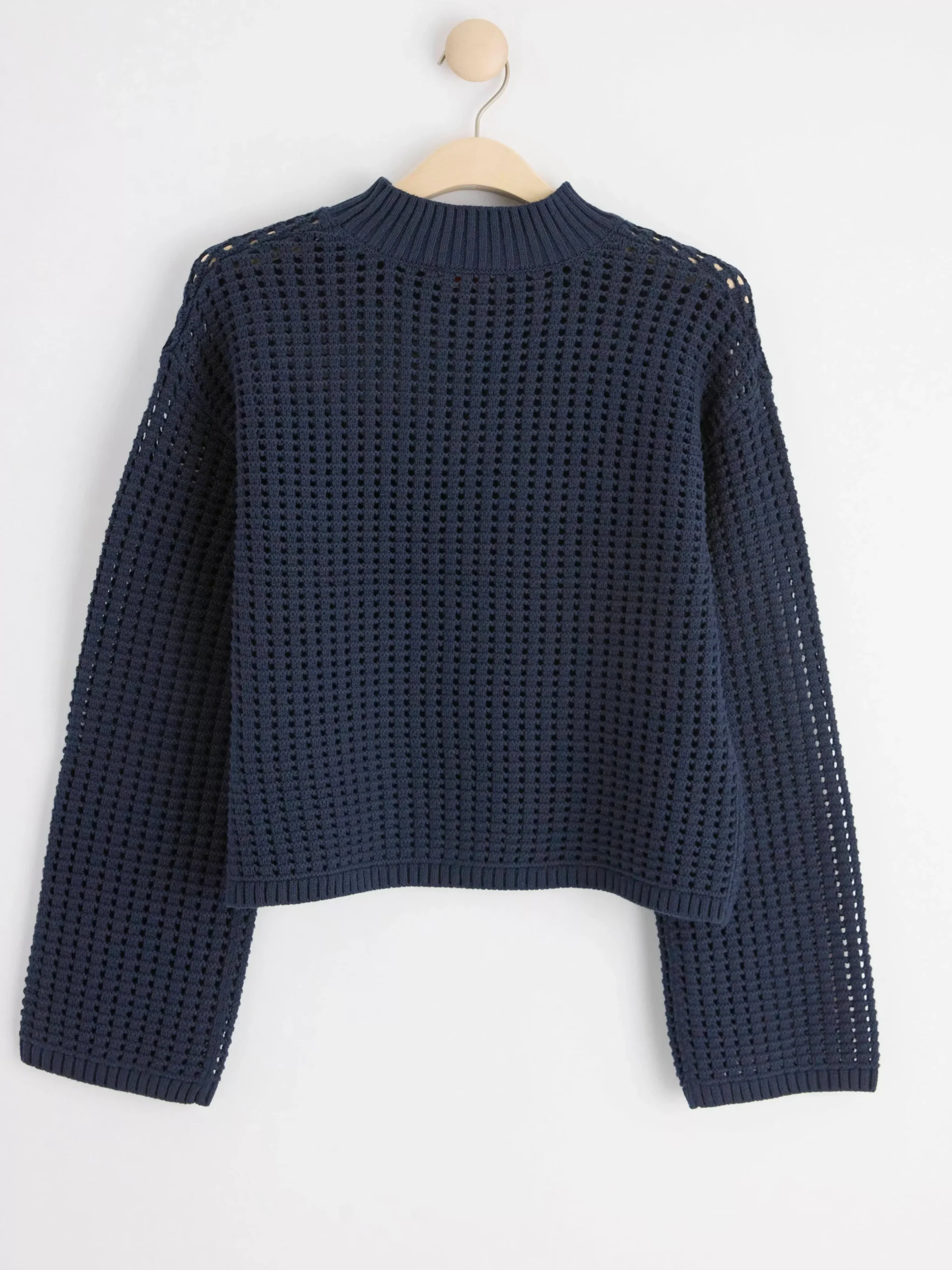 Tröjor & Cardigans>Lindex Halstickad Troja Navy
