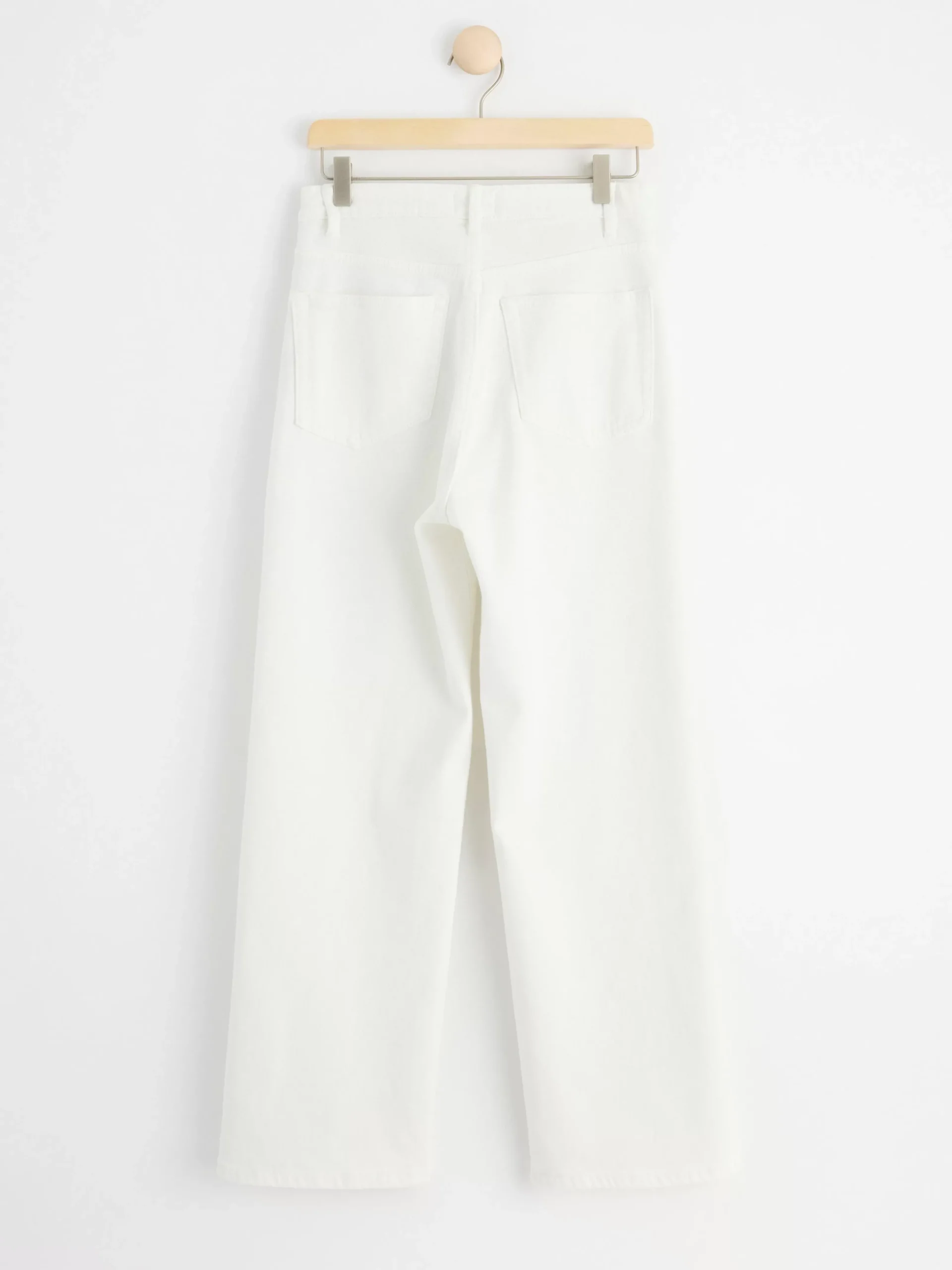 Jeans>Lindex Hanna Vida High Waist-Jeans Med Croppat Ben White