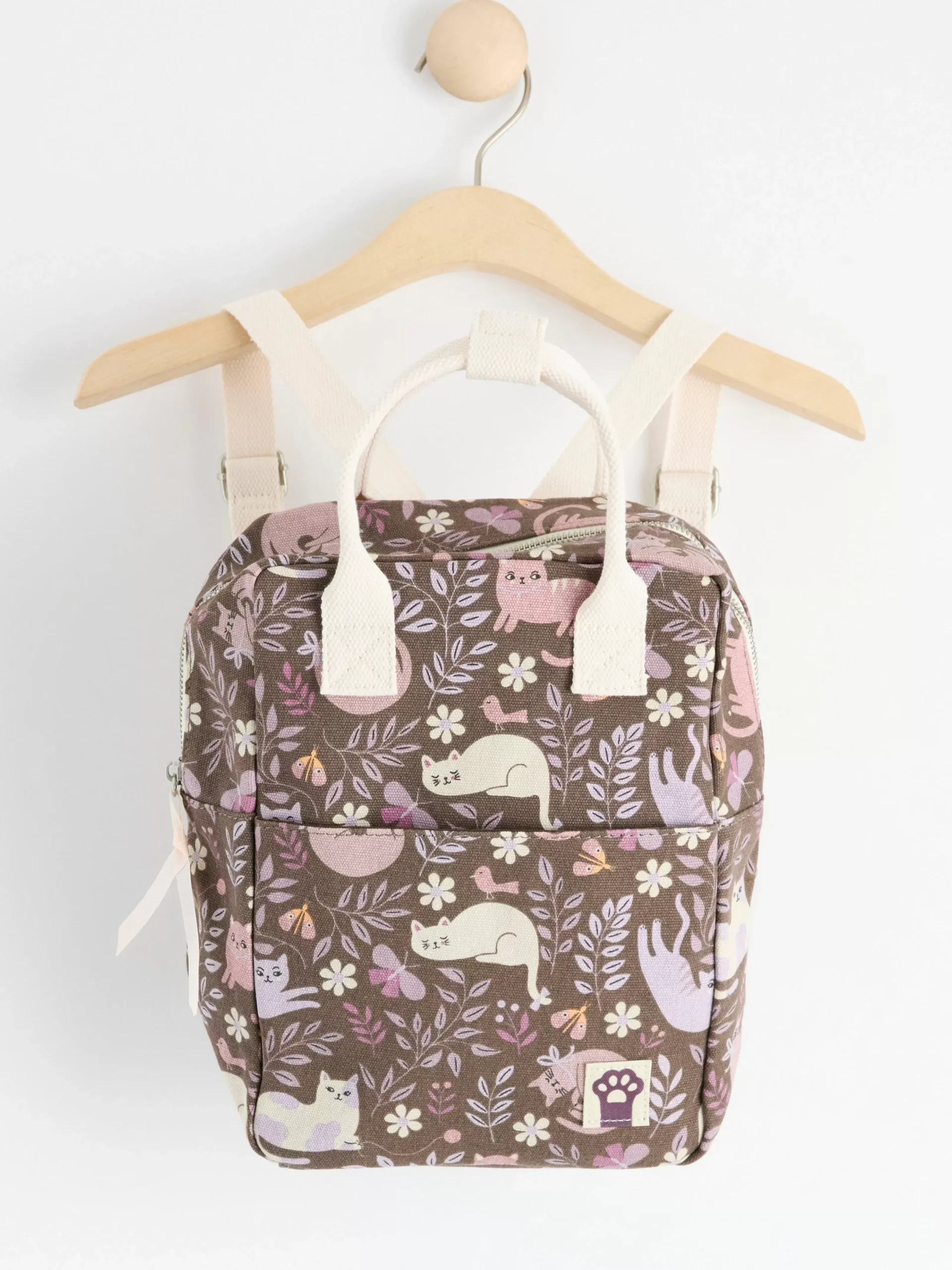Accessoarer>Lindex Helmonstrad Kanvasryggsack Dusty Lilac
