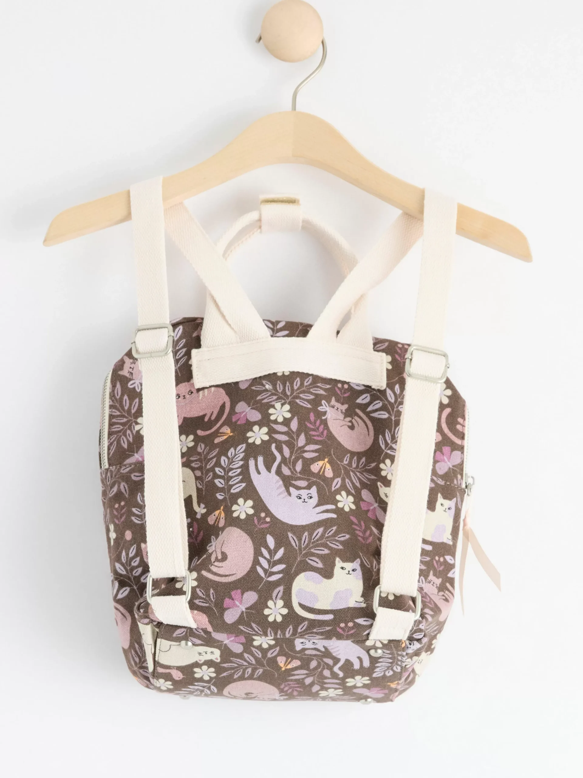 Accessoarer>Lindex Helmonstrad Kanvasryggsack Dusty Lilac