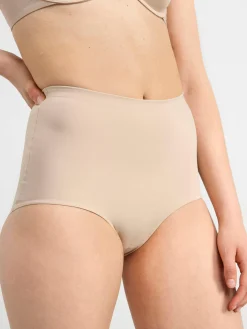 Trosor>Lindex High Waist Shapingtrosa Beige