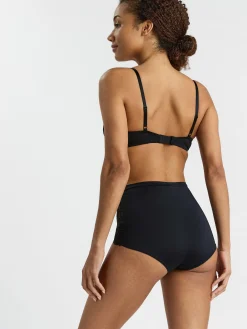 Trosor>Lindex High Waist Trosa Med Spets Black