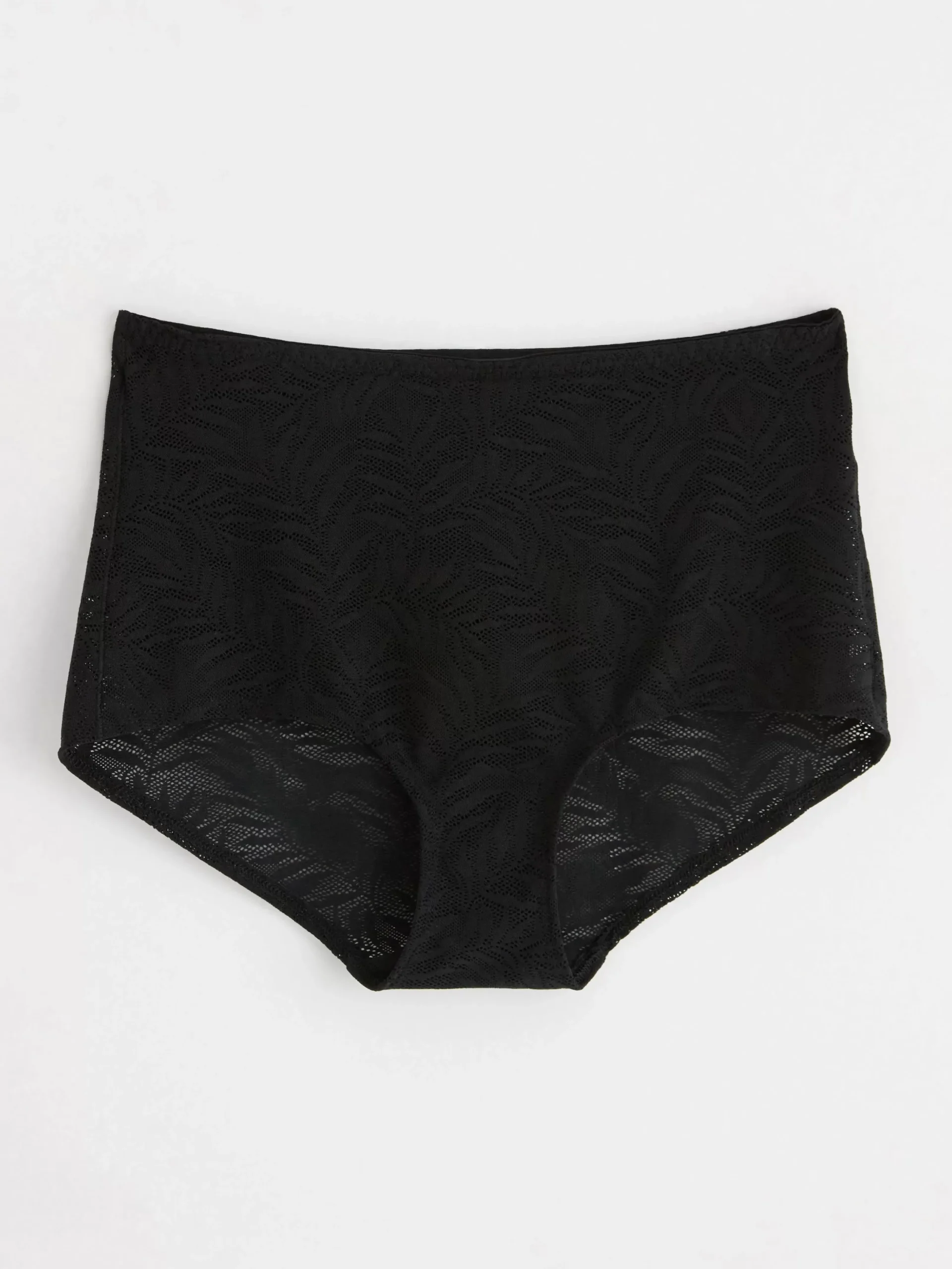 Trosor>Lindex High Waist Trosa Med Spets Black