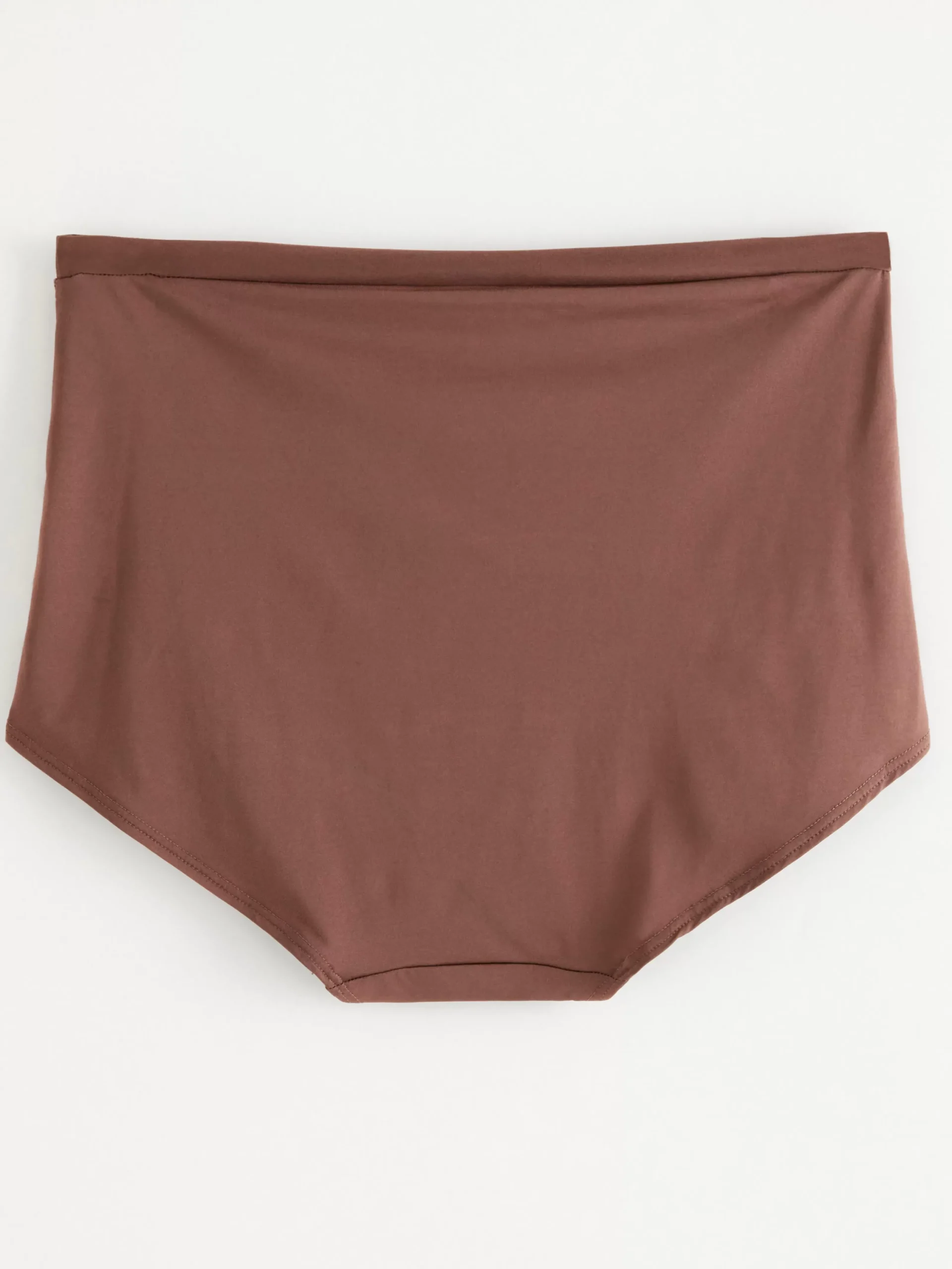 Trosor>Lindex High Waist Trosa Med Spets Dusty Brown