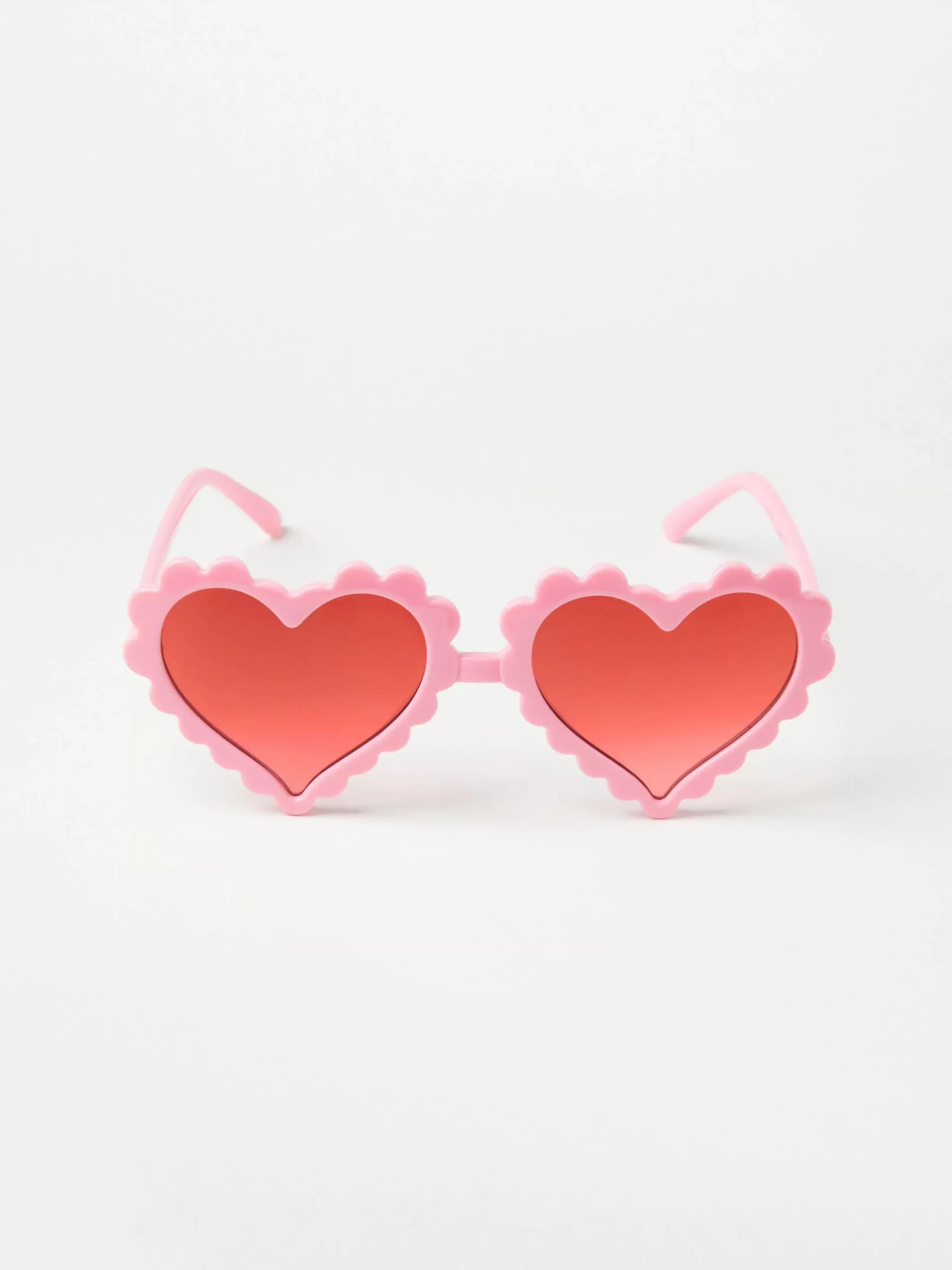 Accessoarer>Lindex Hjartformade Solglasogon Light Pink