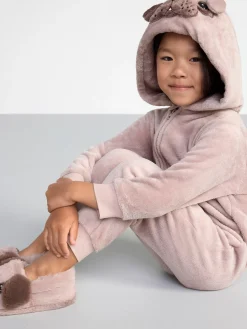 Nattplagg>Lindex Hund-Onesie Light Dusty Pink