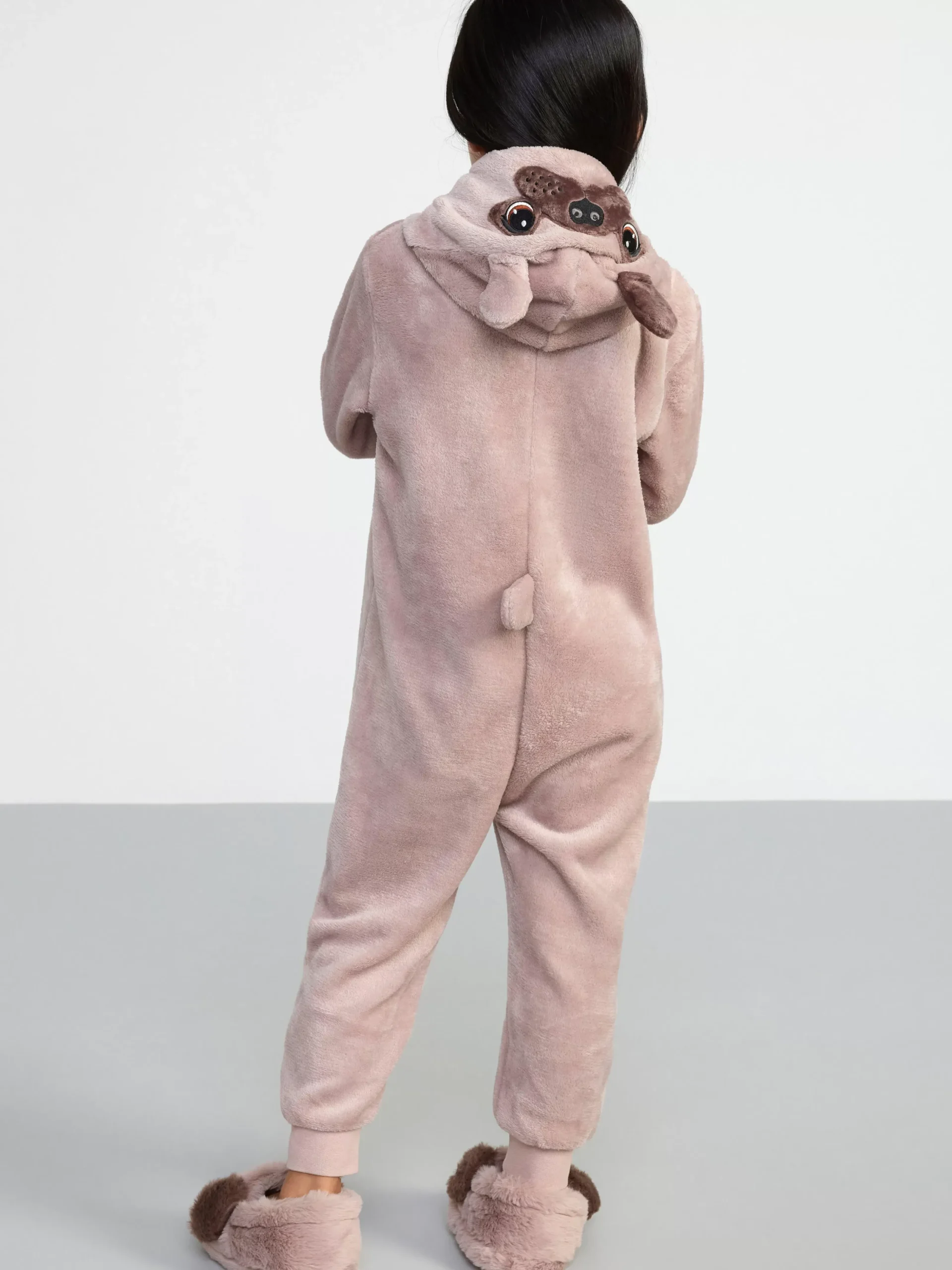 Nattplagg>Lindex Hund-Onesie Light Dusty Pink