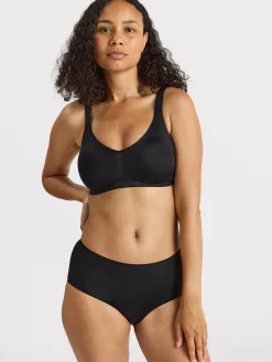 Trosor>Lindex Invisible Regular Waist Trosa Black