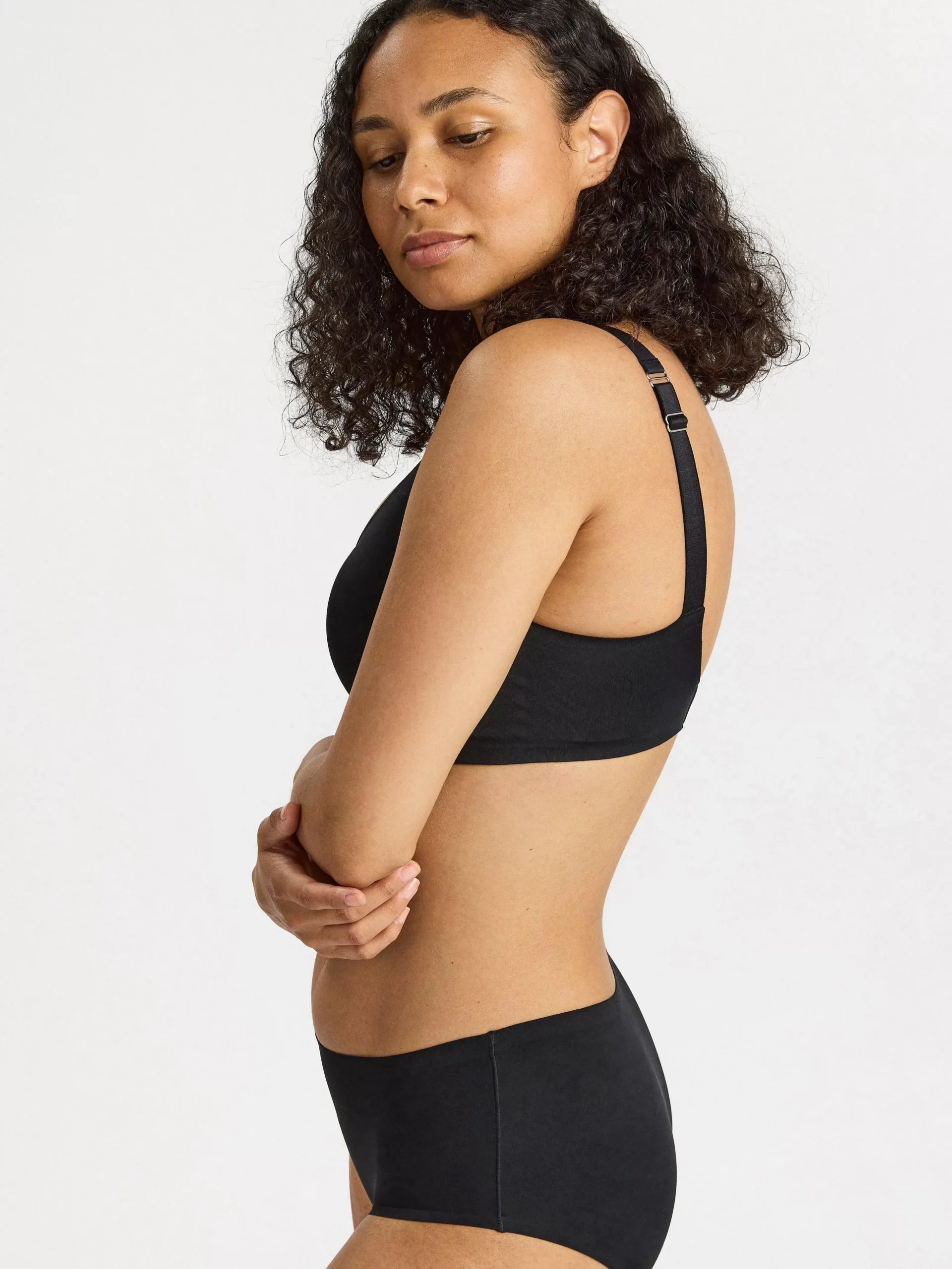 Trosor>Lindex Invisible Regular Waist Trosa Black