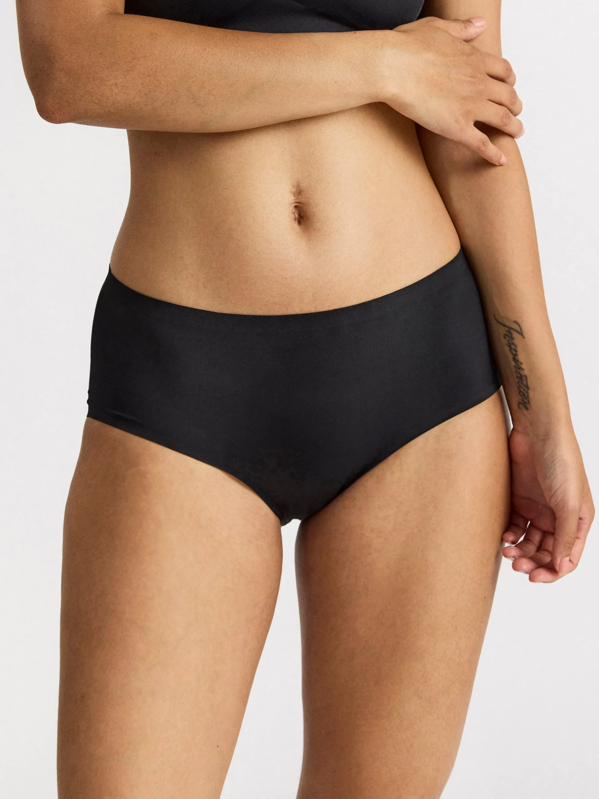 Trosor>Lindex Invisible Regular Waist Trosa Black