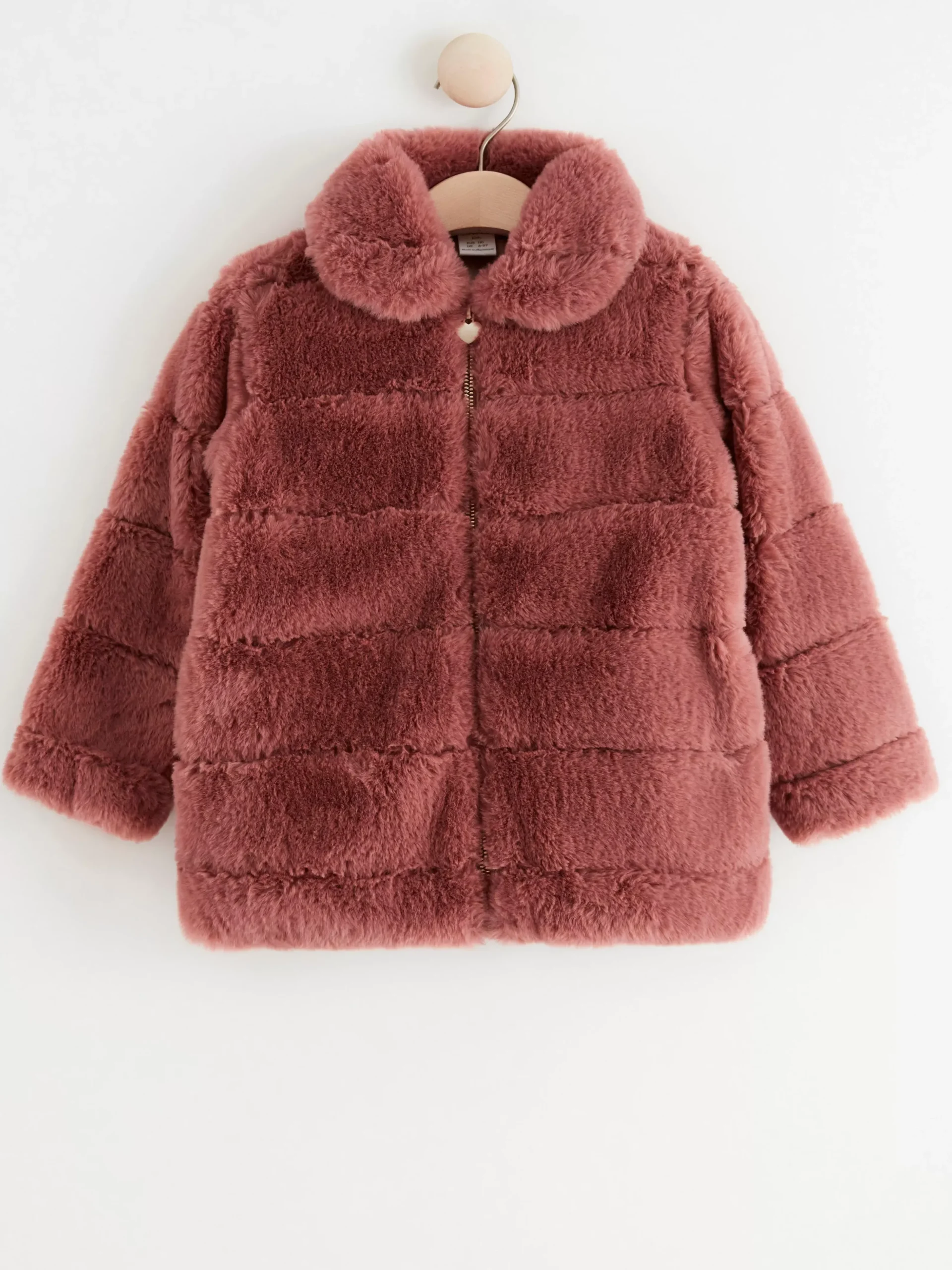 Ytterkläder>Lindex Jacka I Fuskpals Dusty Pink