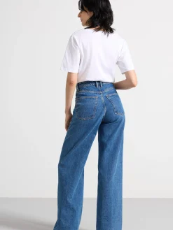 Jeans>Lindex Jackie Extra Vida High Waist Jeans Denim Blue