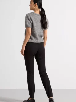 Byxor>Lindex Jonna Slim Fit Byxa Med Hog Midja Black