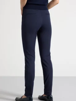 Byxor>Lindex Jonna Slim Fit Byxa Med Hog Midja Dark Navy