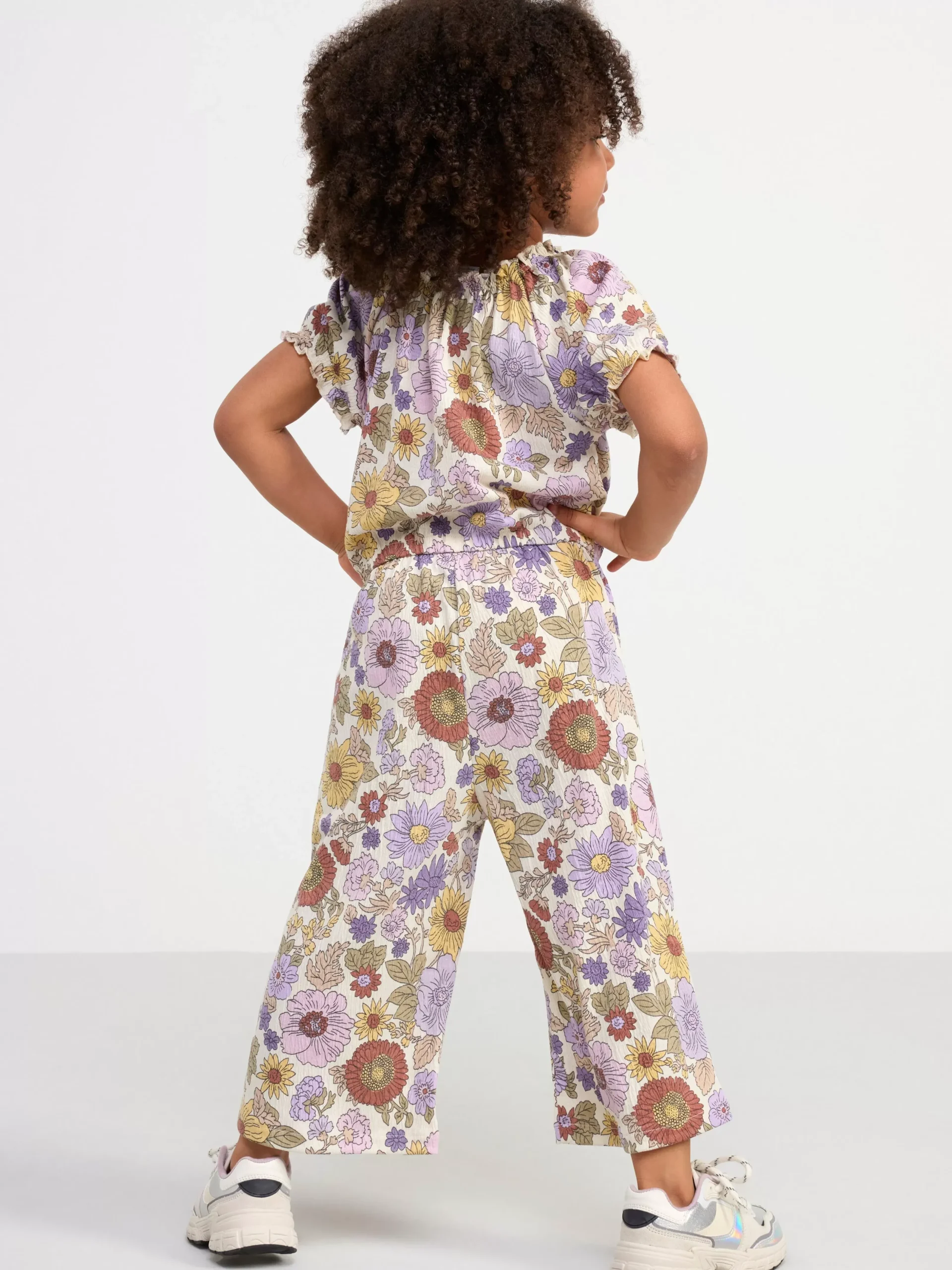 Jumpsuits>Lindex Jumpsuit Med Blommor Light Lilac