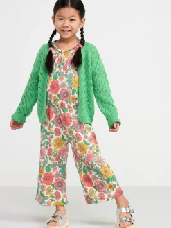 Jumpsuits>Lindex Jumpsuit Med Blommor Yellow