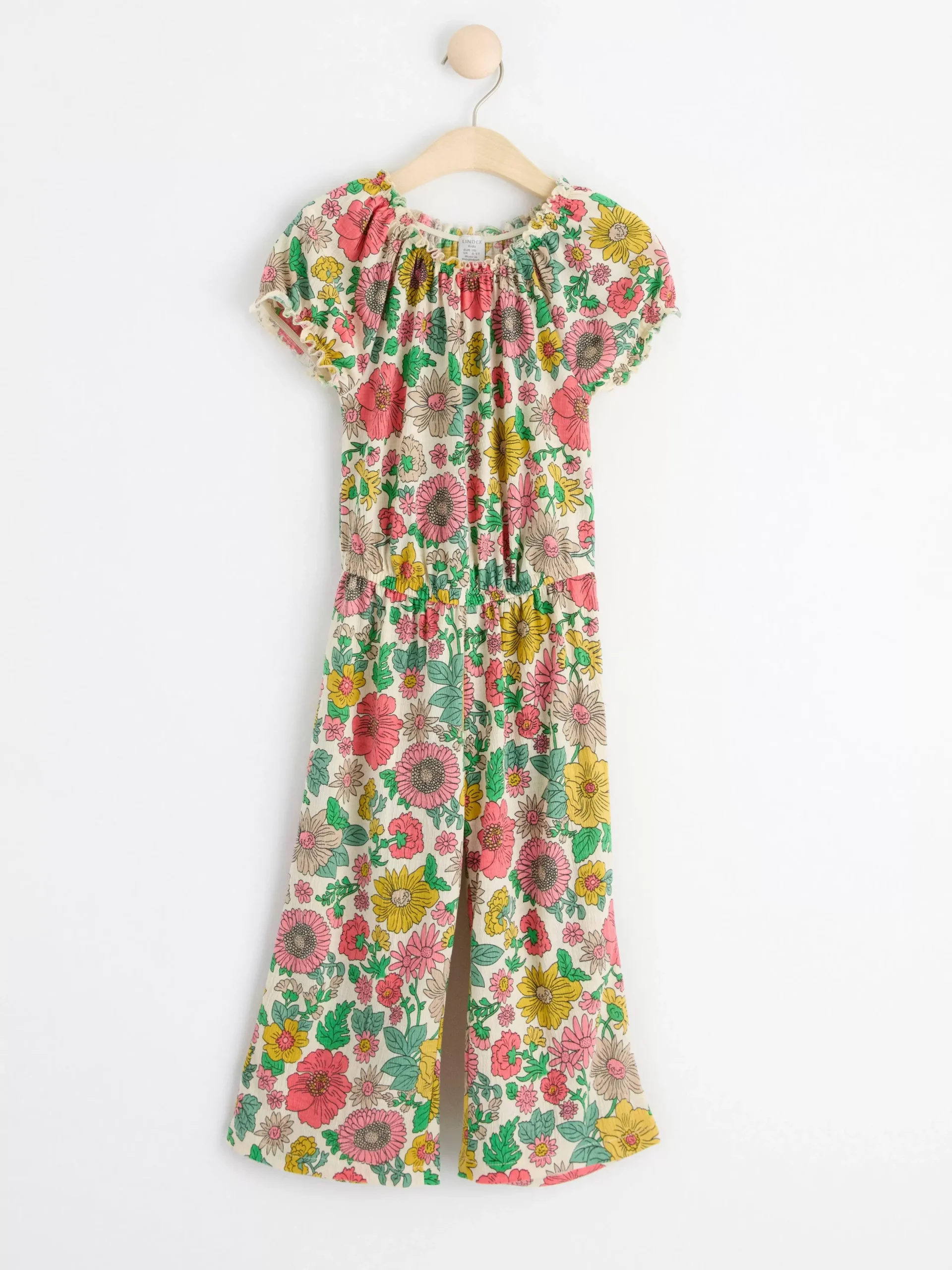 Jumpsuits>Lindex Jumpsuit Med Blommor Yellow