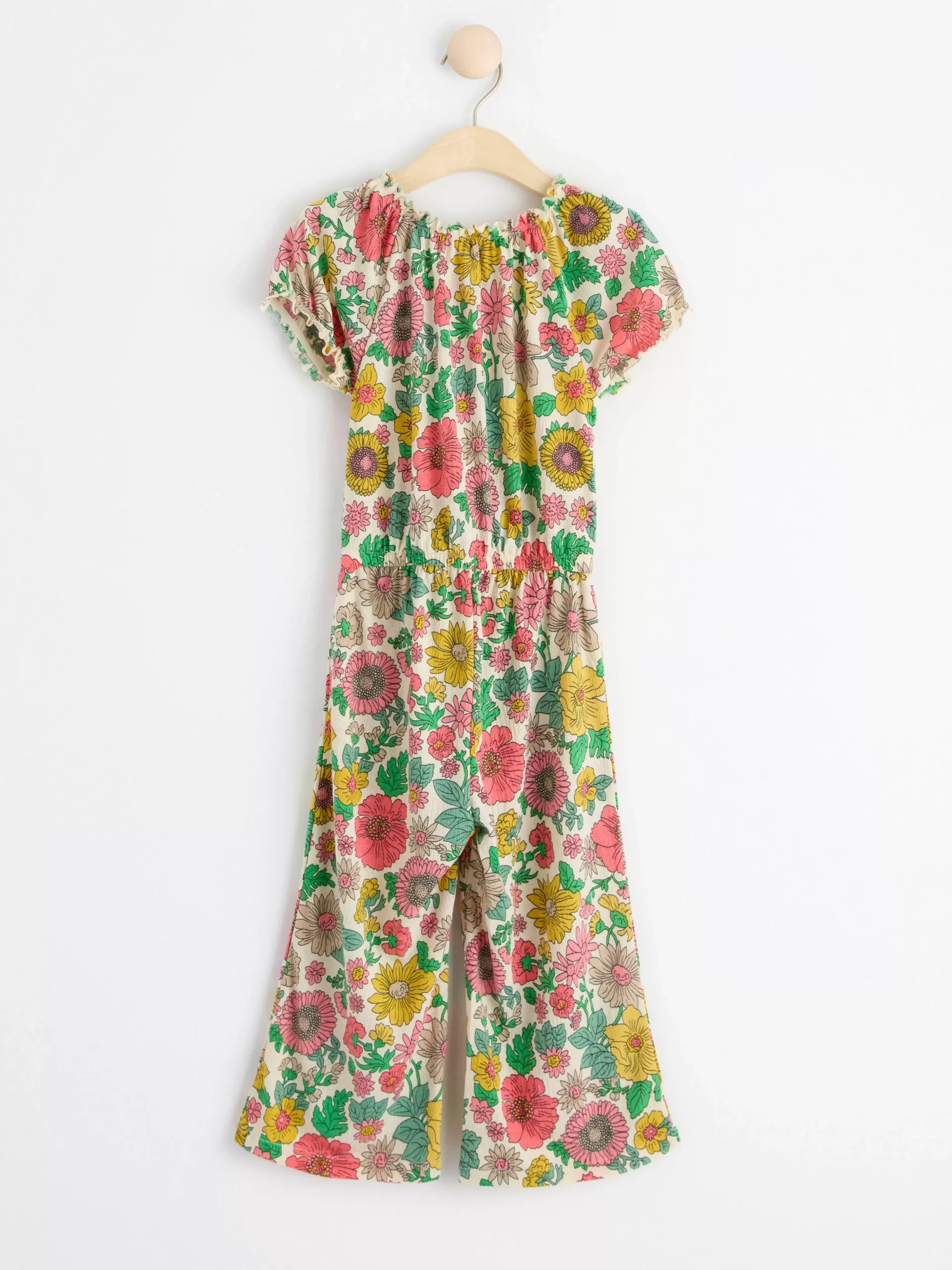 Jumpsuits>Lindex Jumpsuit Med Blommor Yellow