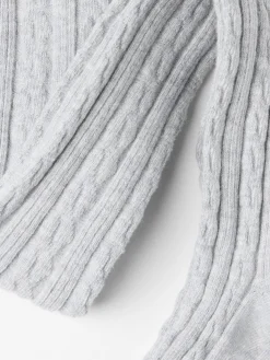 Underkläder>Lindex Kabelstickad Strumpbyxa Grey Melange
