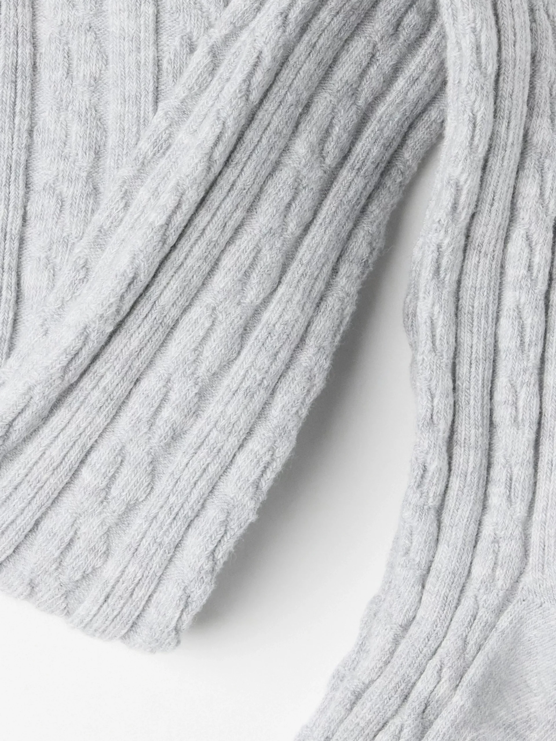 Underkläder>Lindex Kabelstickad Strumpbyxa Grey Melange