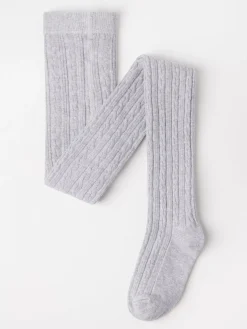 Underkläder>Lindex Kabelstickad Strumpbyxa Grey Melange