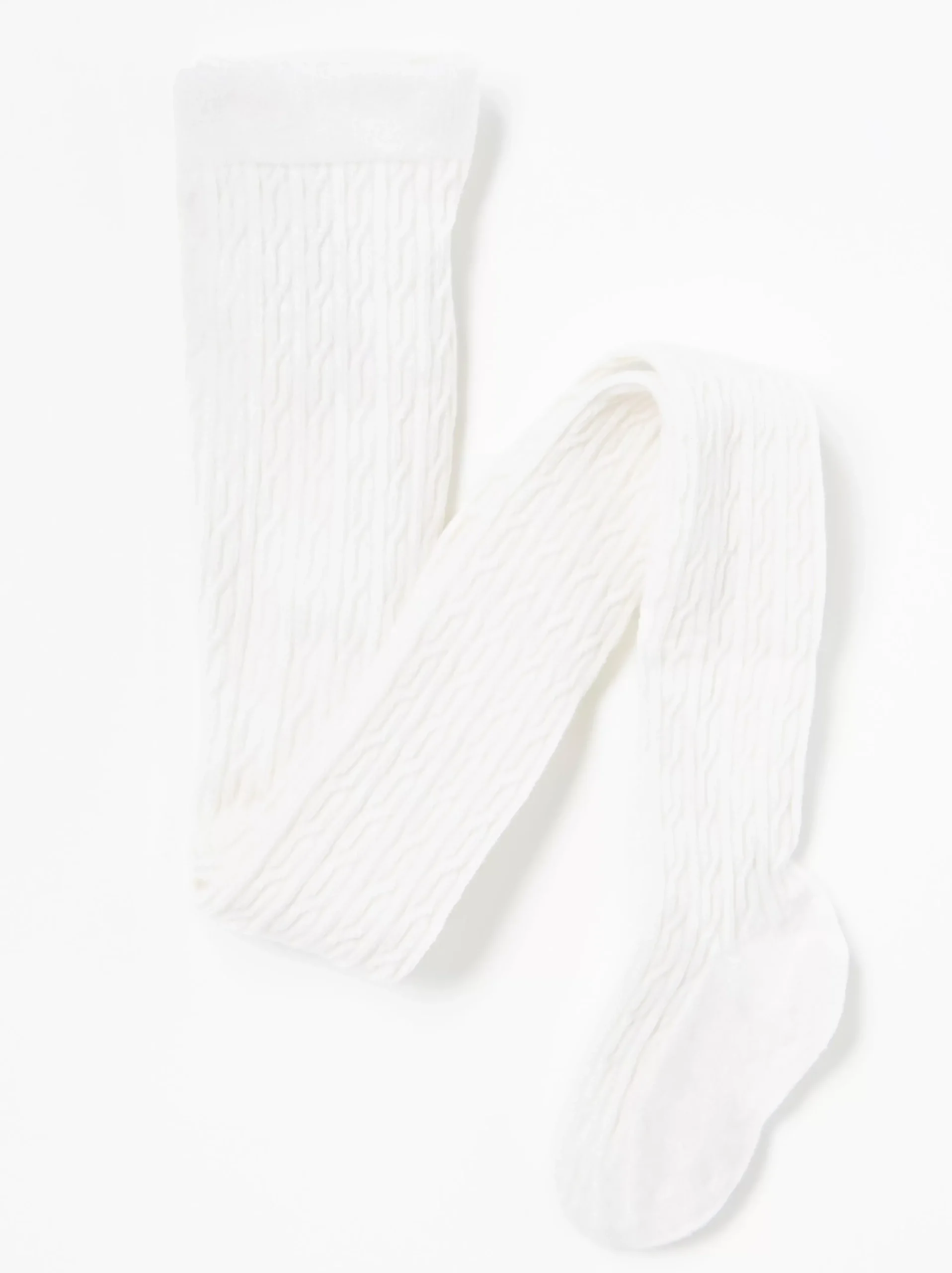 Strumpor & Strumpbyxor>Lindex Kabelstickad Strumpbyxa Light Dusty White