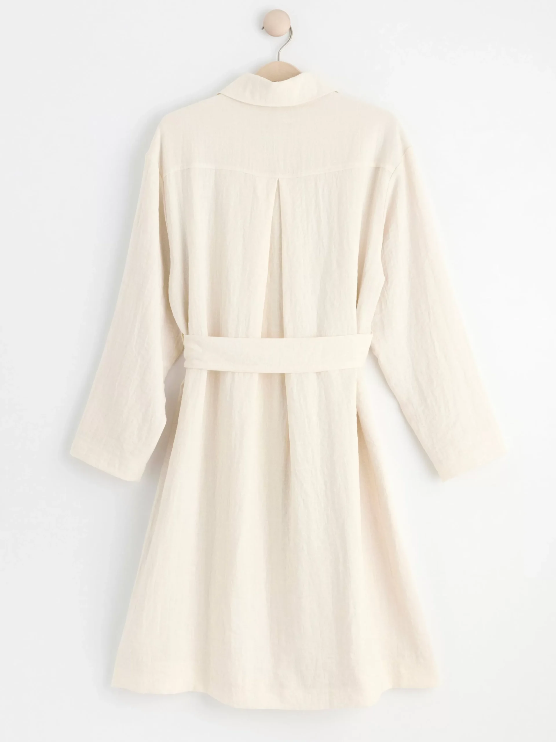 Ytterkläder>Lindex Kappa Med Struktur Light White