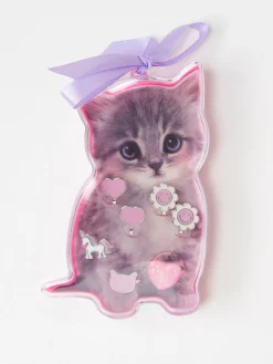 Accessoarer>Lindex Kattask I Plast Med Smyckeset Light Pink