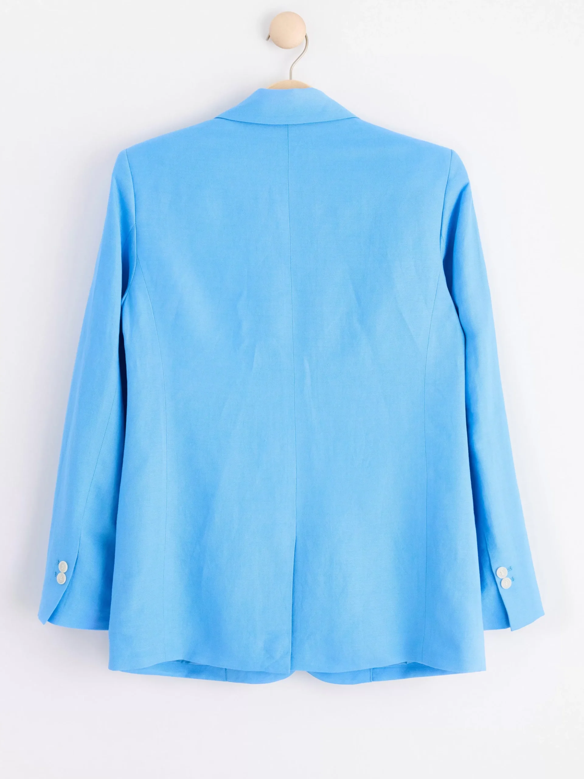 Kavajer>Lindex Kavaj I Linneblandning Light Dusty Blue