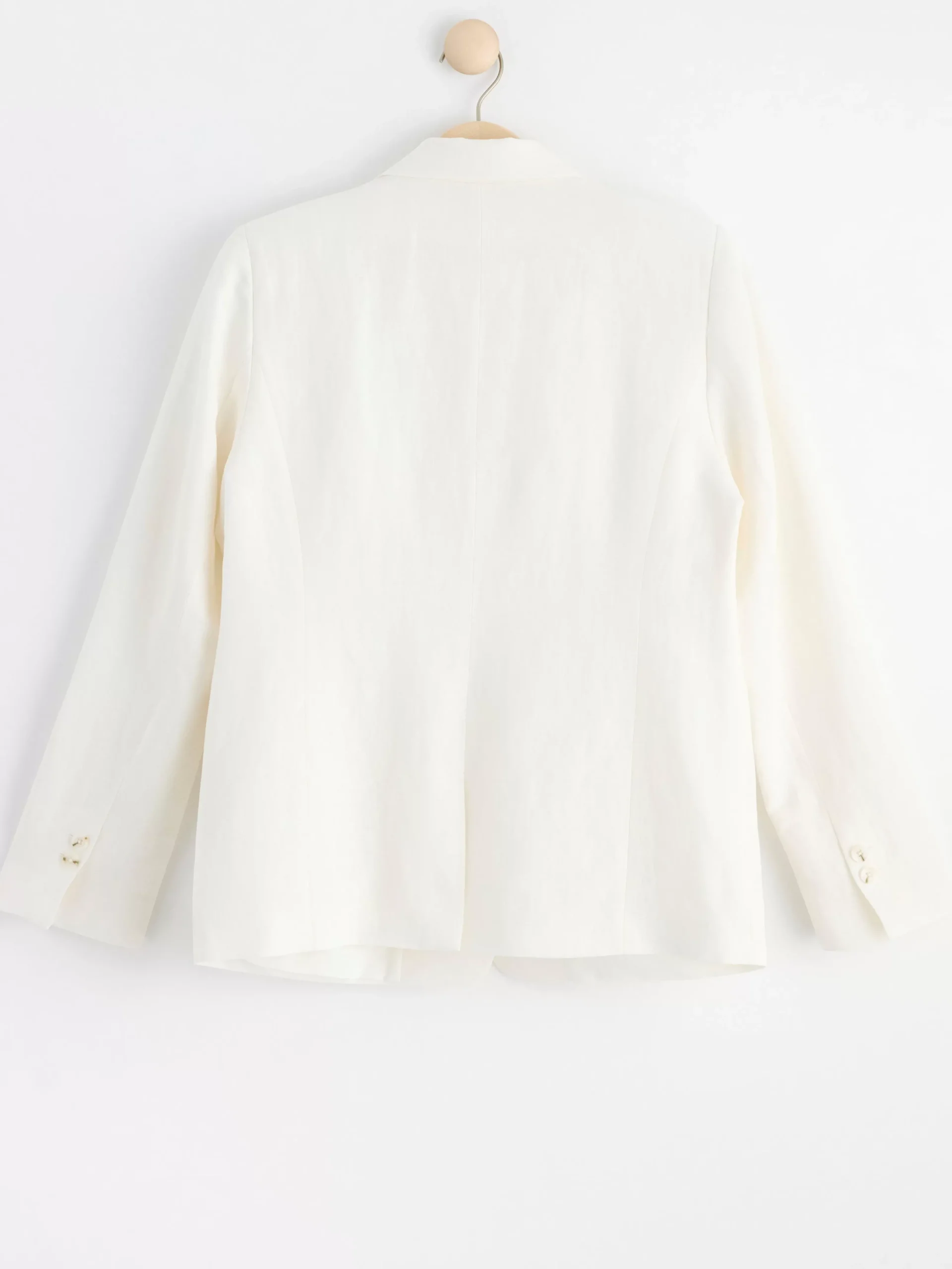 Kavajer>Lindex Kavaj I Linneblandning Light White
