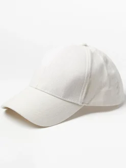 Accessoarer>Lindex Keps I Linne Light Beige