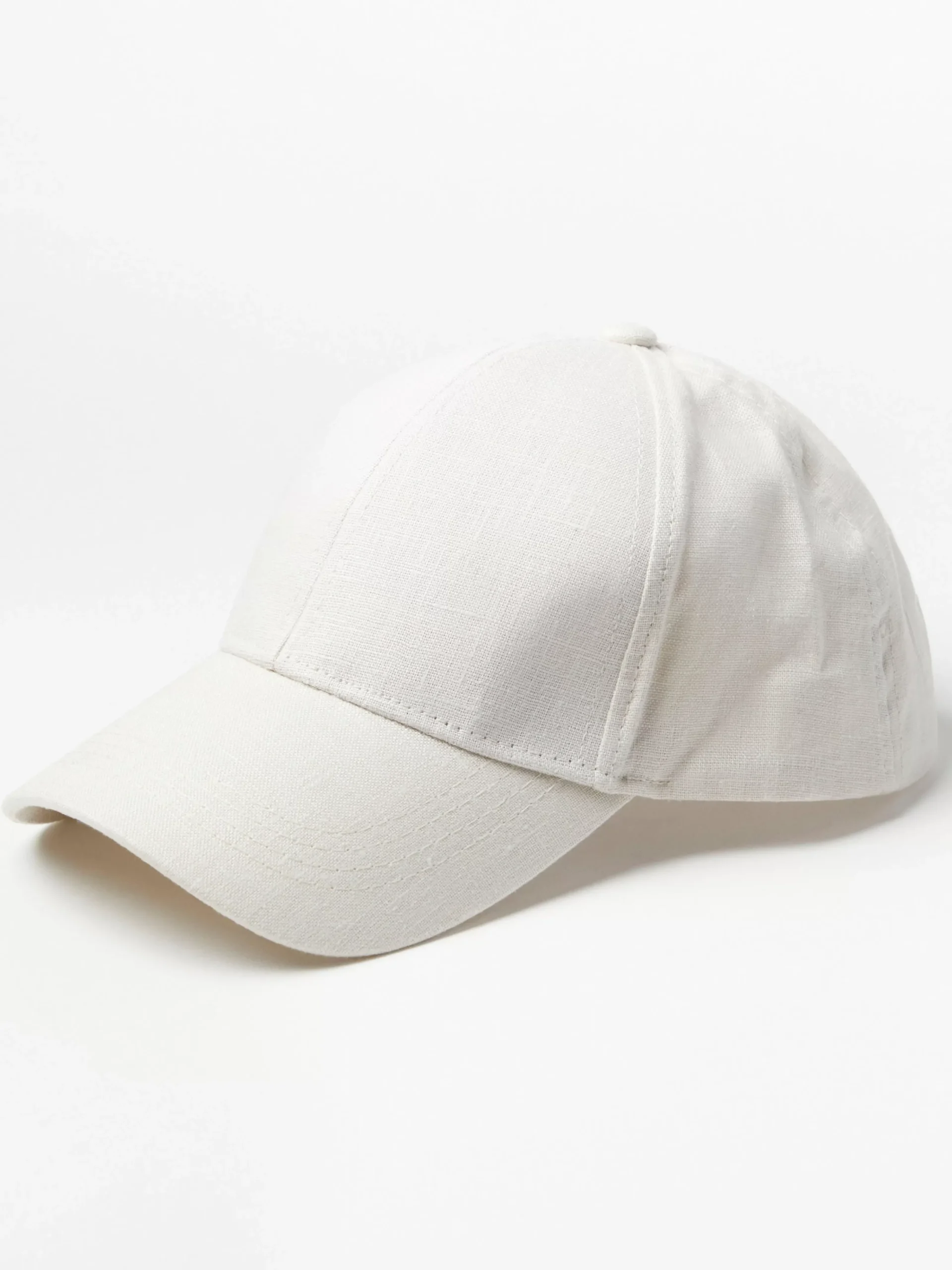 Accessoarer>Lindex Keps I Linne Light Beige