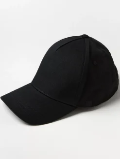 Accessoarer>Lindex Keps Med Rund Skarm Black